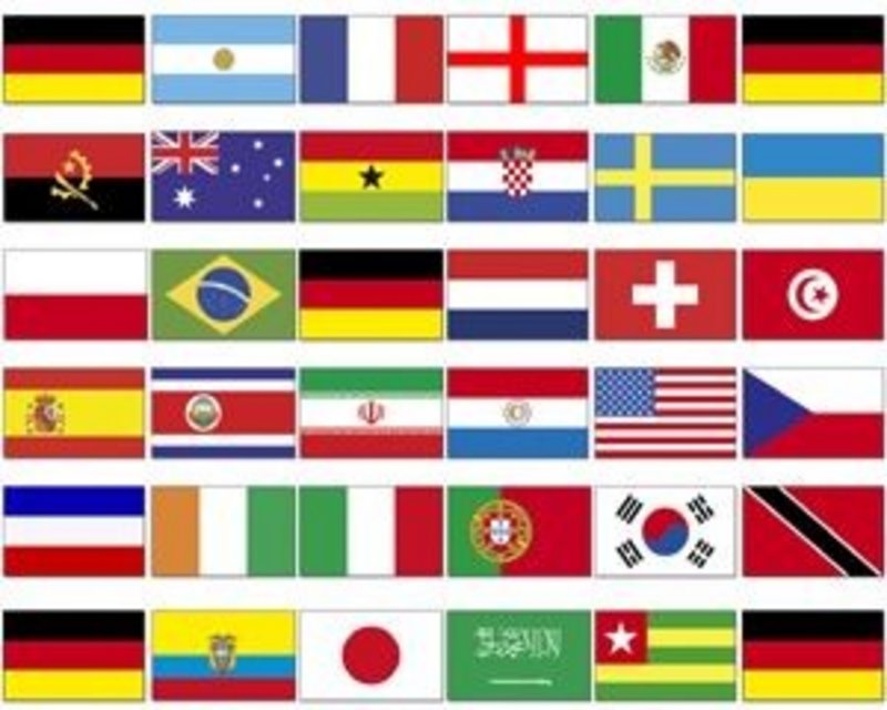 Nationalflagge 150 x 90 cm zur Fussball WM