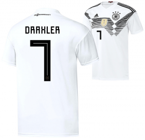 Die Rückennummer 7 ist die Nummer von Julian Draxler im DFB Trikot 2018.
