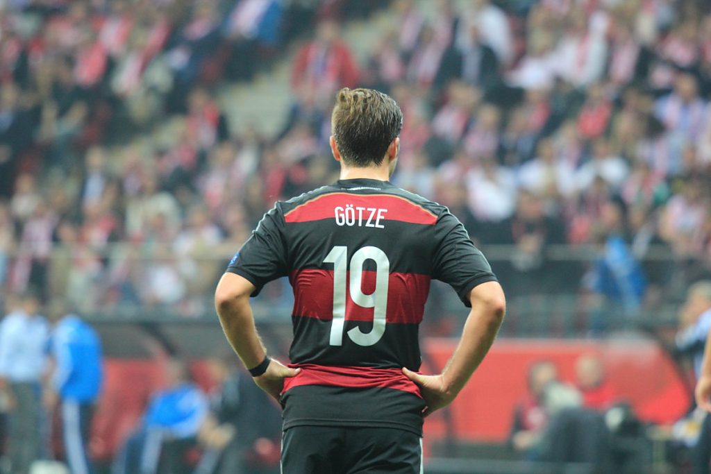 Mario Götze trägt die Nummer 19 auf dem Rücken. (Foto Shutterstock)