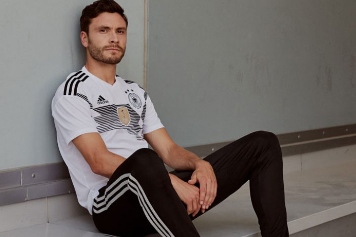 Jonas Hector im neuen Deutschland Trikot 2018