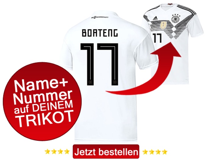 Die Nr. 17 ist die DFB Rückennummer von Jerome Boateng.