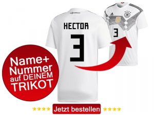 Jonas Hector trägt die Nummer 3 bei der Fußball WM 2018