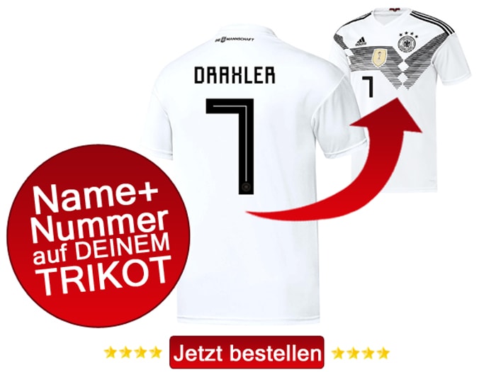 Rückennummer 7: Julian Draxler im neuen DFB Trikot 2018